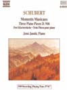 SCHUBERT: 6 Moments Musicaux, D 780 / 3 Piano Pieces, D 946@