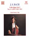 BACH, J.S.: Cello Suites Nos. 4-6, BWV 1010