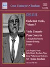 DELIUS: Violin Concerto / Piano Concerto / Eventyr / a Song before Sunrise (Beecham)