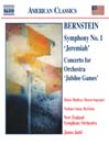 BERNSTEIN: Symphony No 1 / Concerto for Orchestra