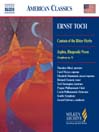 TOCH: Cantata of the Bitter Herbs / Jephta