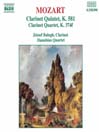 MOZART: Clarinet Quintet, K 581 / Clarinet Quartet, K 374