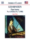 ORNSTEIN: Piano Sonatas Nos 4 and 7