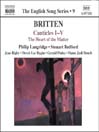 BRITTEN: Canticles Nos. 1-5 / the Heart of the Matter