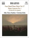 BRAHMS: Four-Hand Piano Music, Vol. 17