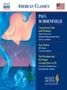 SCHOENFIELD: Viola Concerto / Four Motets / the Merchant and the Pauper