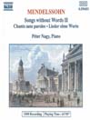 MENDELSSOHN: Songs without Words, Vol. 2@