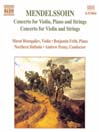 MENDELSSOHN: Concerto for Violin, Piano and Strings / Violin Concerto in D minor@