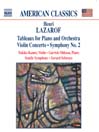 LAZAROF: Tableaux / Violin Concerto / Symphony No 2