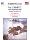 PISTON: Violin Concertos Nos 1 and 2 / Fantasia for Violin
