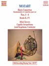 MOZART: Horn Ctos Nos. 1 - 4 / Rondo K 371