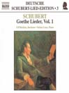 SCHUBERT: Lied Edition 3 - Goethe, Vol.  1