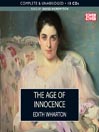 The Age of Innocence By Edith Wharton