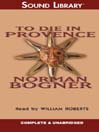 To Die in Provence