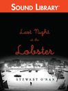 Last Night at the Lobster by Stewart O'Nan
