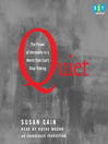 Quiet By Susan Cain