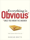 Everything Is Obvious