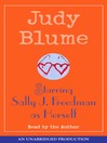 Starring Sally J. Freedman as Herself