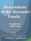Descendants of the Alexander family
