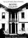 Survey of Historic Sites in Kentucky : Boone County