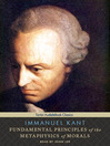 Fundamental Principals of the Metaphysics of Morals
