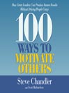 100 Ways to Motivate Others