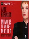 Click here to view title details for Memoirs of an Unfit Mother by Anne Robinson
