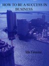 How to be a Success in Business