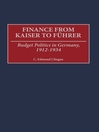 Finance from Kaiser to Führer