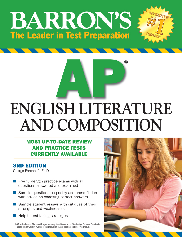 Click here to view title details for AP English Literature and Composition by George Ehrenhaft, Ed.D.