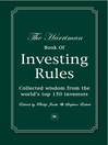 The Harriman Book of Investing Rules