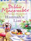 Click here to view title details for Hannah's List by Debbie Macomber