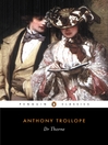 Doctor Thorne By Anthony Trollope