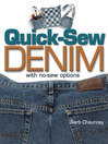 Quick Sew Denim with No Sew Options@