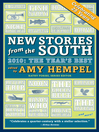 Click here to view title details for New Stories from the South 2010 by Amy Hempel