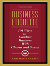 Click here to view title details for Business Etiquette by Ann Marie Sabath