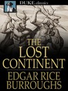 The Lost Continent
