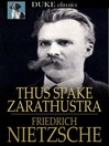 Thus Spake Zarathustra