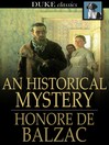 An Historical Mystery