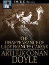 The Disappearance of Lady Frances Carfax