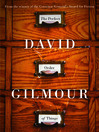 Click here to view title details for The Perfect Order of Things by David Gilmour