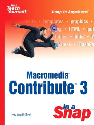 Click this cover for a(n) eBook sample of Macromedia Contribute 3 in a