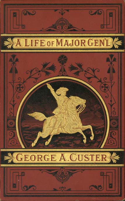 Couverture de la biographie de Custer (1877)