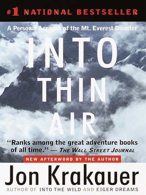 Into thin air audio book download full