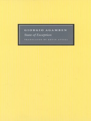 State of Exception by Giorgio Agamben State of Exception by Giorgio Agamben